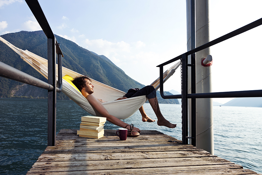 man travel alone