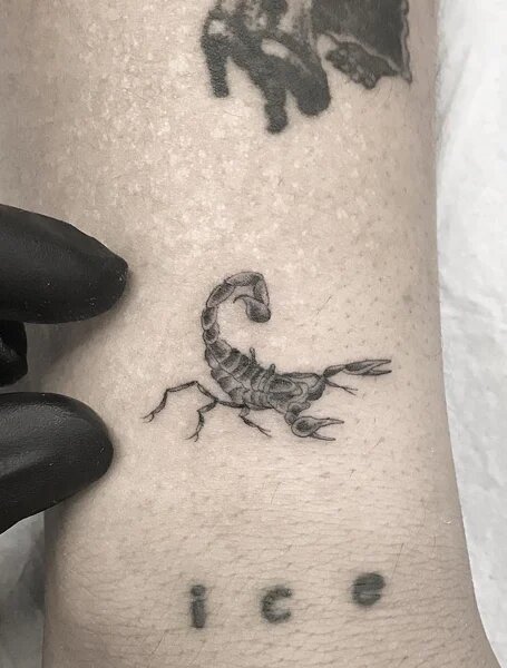 scorpian tattoos for men