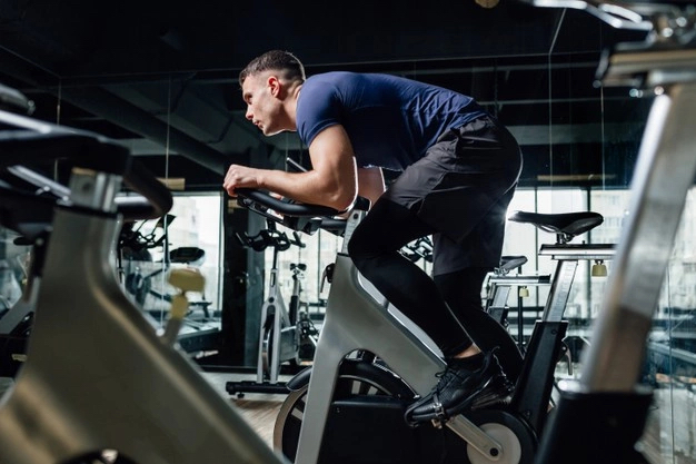 man exercising 
