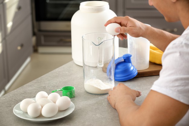Man Holding Egg