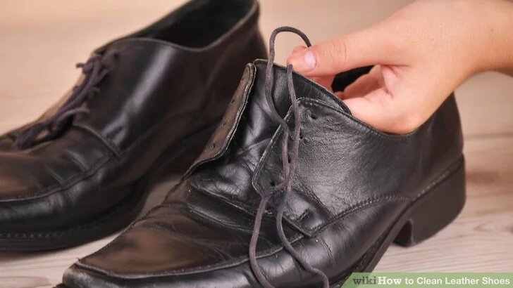 how to clean leather shoes for men