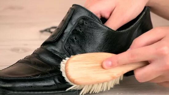 how to clean leather shoes for men