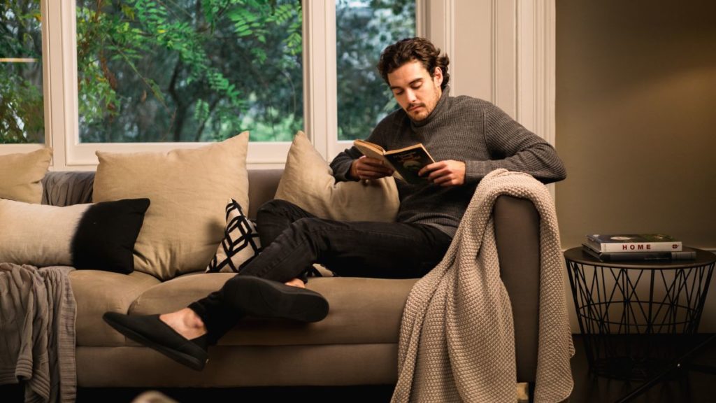 man slipper indoor