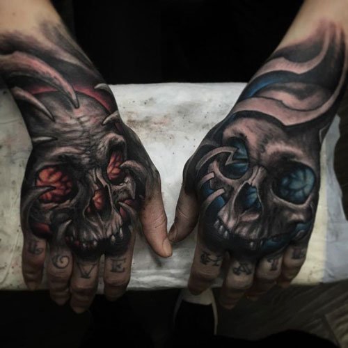 skull tattoos for men