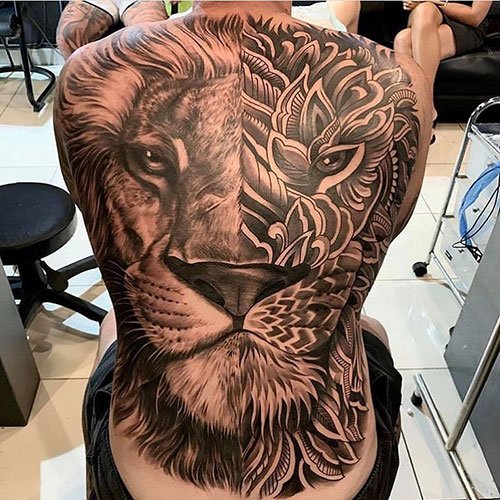 lion tattoo for men