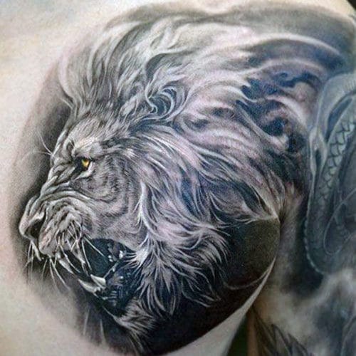 lion tattoo for men