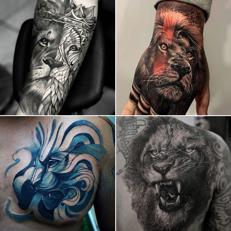 lion tattoo for men