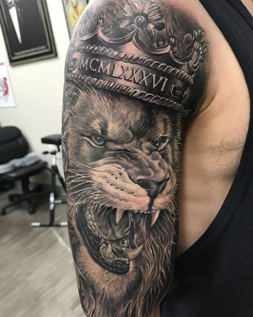 lion tattoo for men
