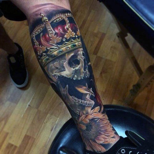 crown tattoos for men