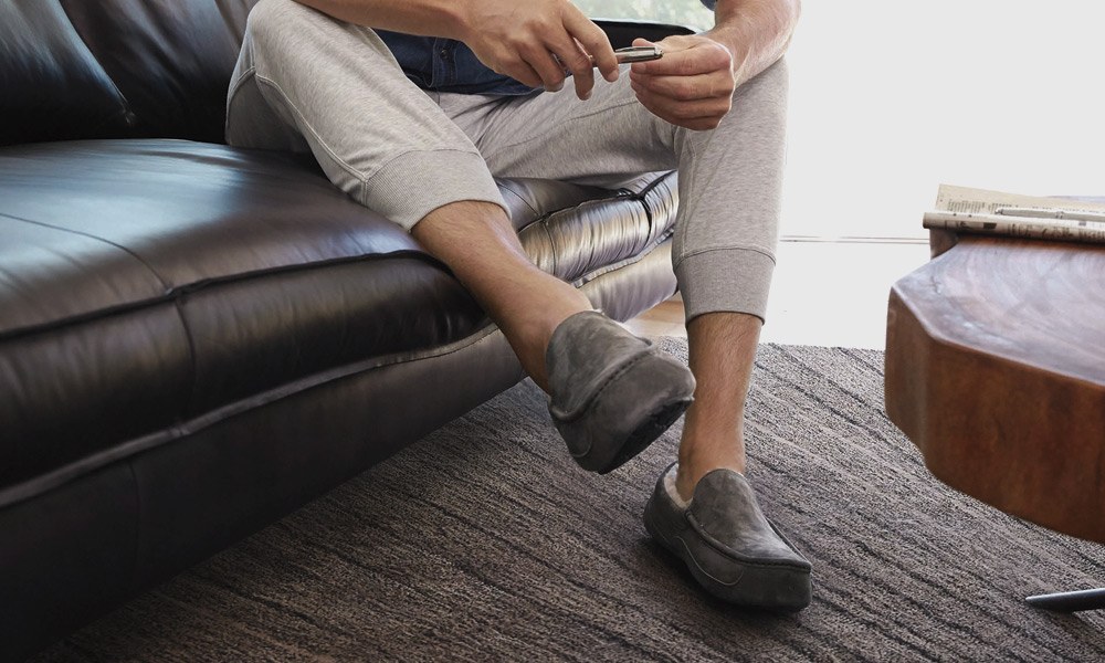 Man wearing loafer indoor