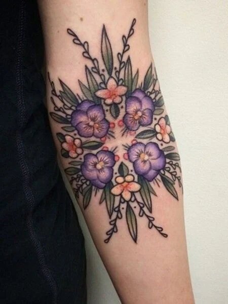 flower tattoos for men