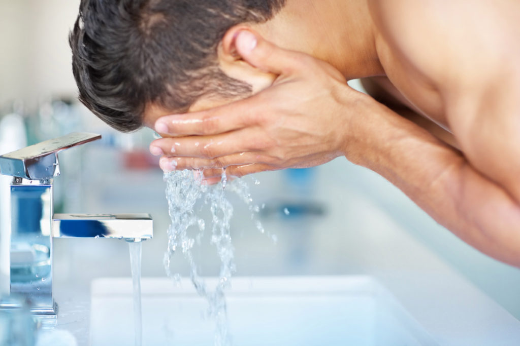 healthy skincare tips for men