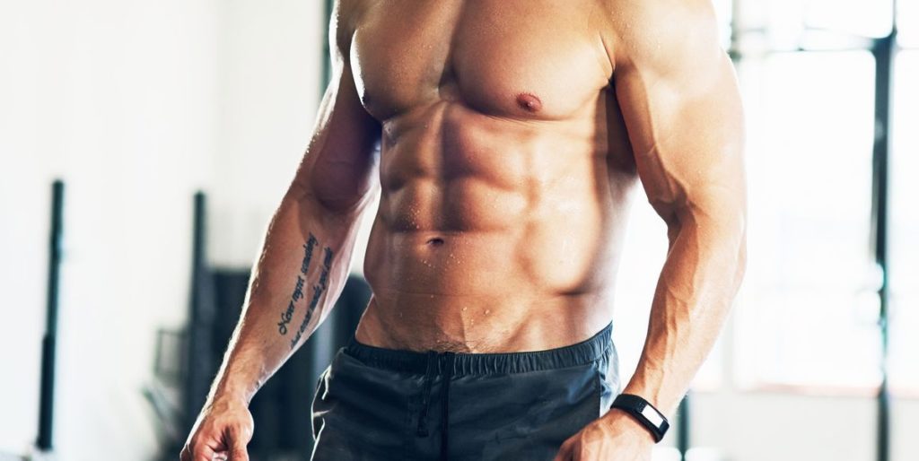 man with muscles