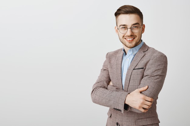 motivated man with successful lifestyle