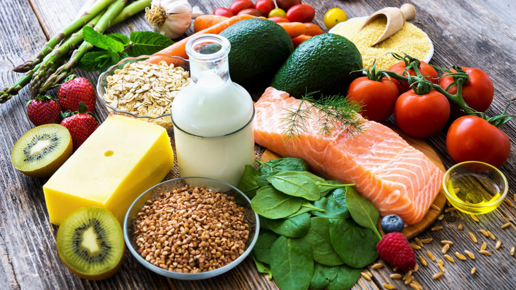 vitamins and minerals rich food
