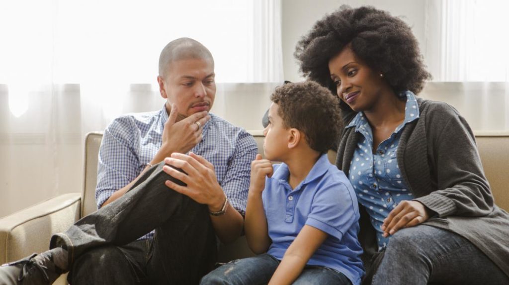 Family Talking 