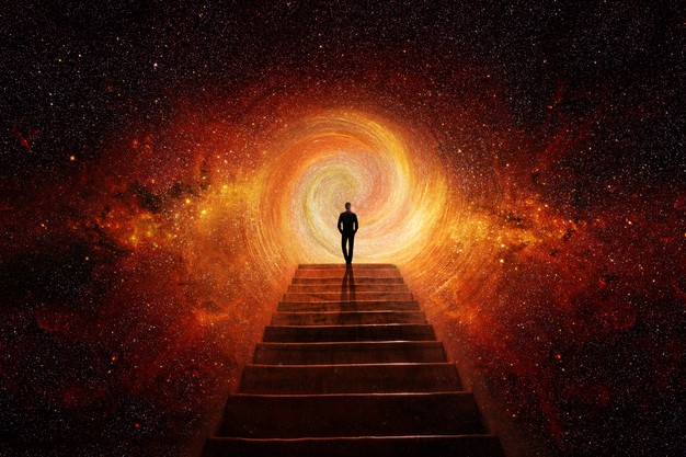 man-top-stairs