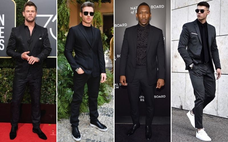 all black fashion for men