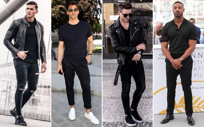 all black fashion for men