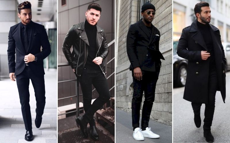 all black fashion for men