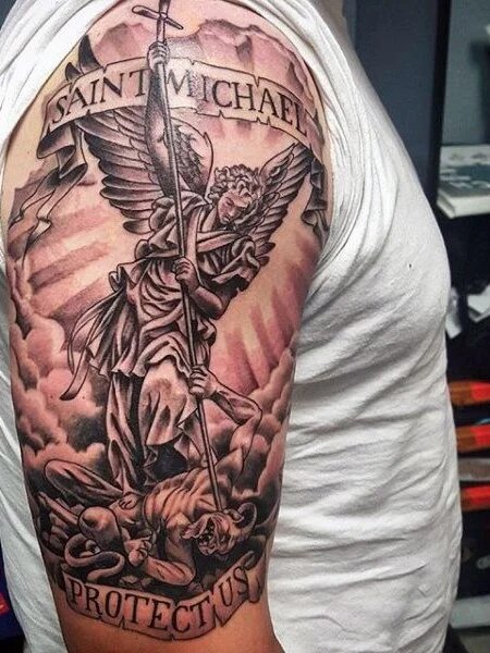 angel tattoos for men