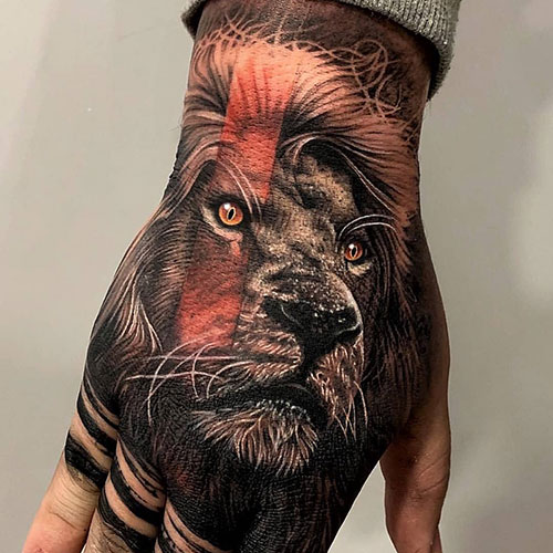 hand tattoos for men