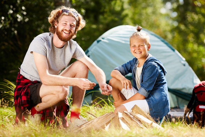 camping party for men