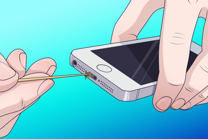 Clean your charging port
