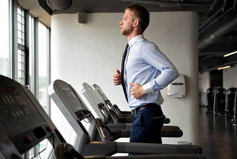 office man exercise