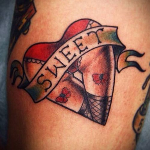 heart tattoos for men