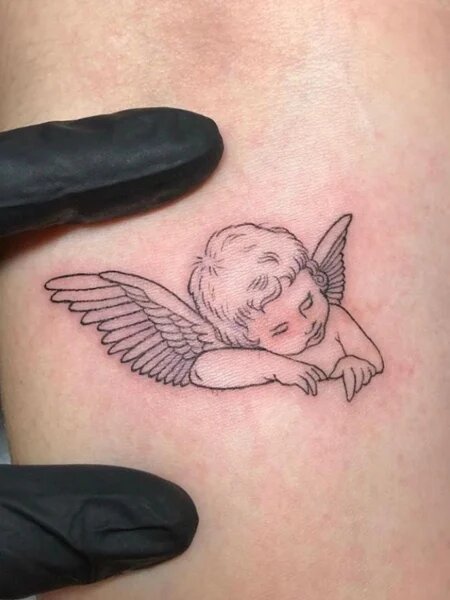 angel tattoos for men