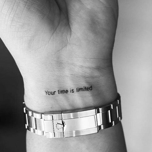wrist tattoos for men