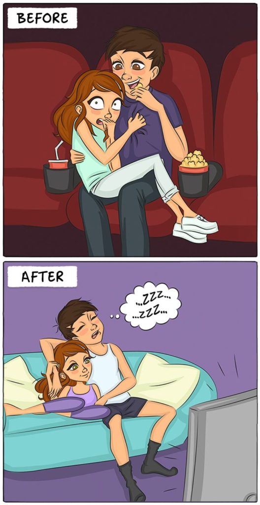 Watching movies
