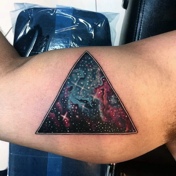 triangle tattoos ideas for men