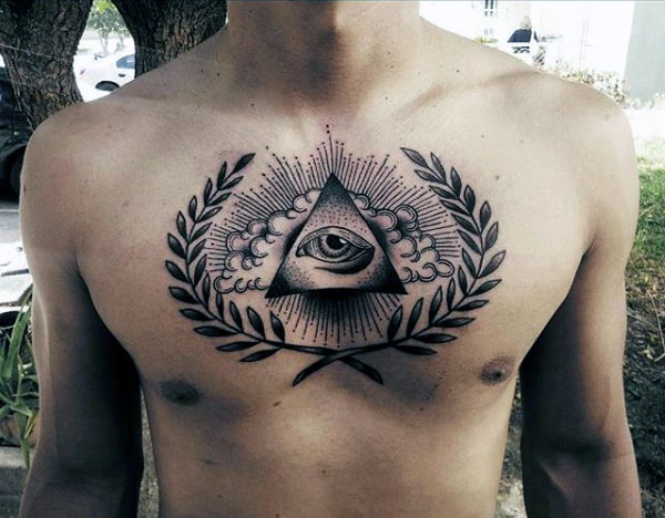 triangle tattoos ideas for men