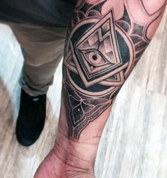 triangle tattoos ideas for men