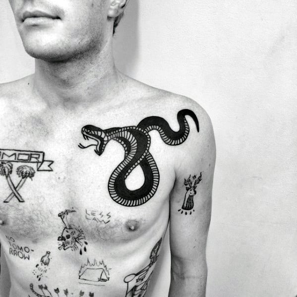 Small Chest Tattoo Ideas for Men