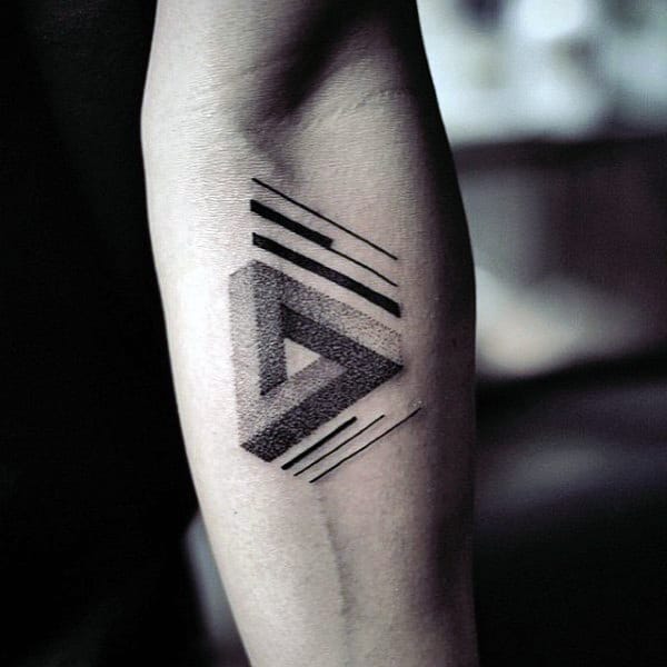 triangle tattoos ideas for men