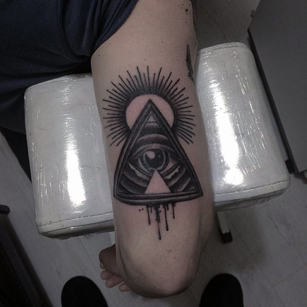 triangle tattoos ideas for men