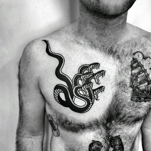 Small Chest Tattoo Ideas for Men