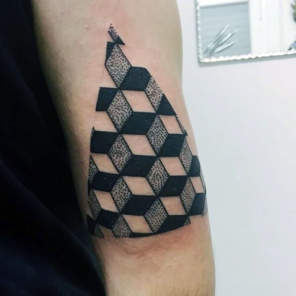 triangle tattoos ideas for men
