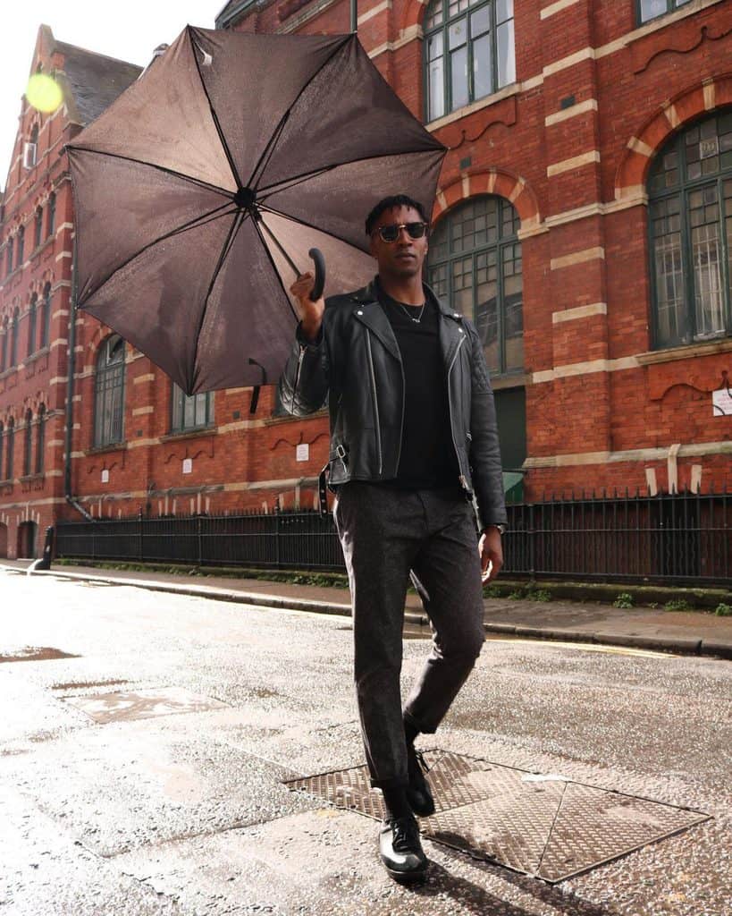 rainy day fasion for men