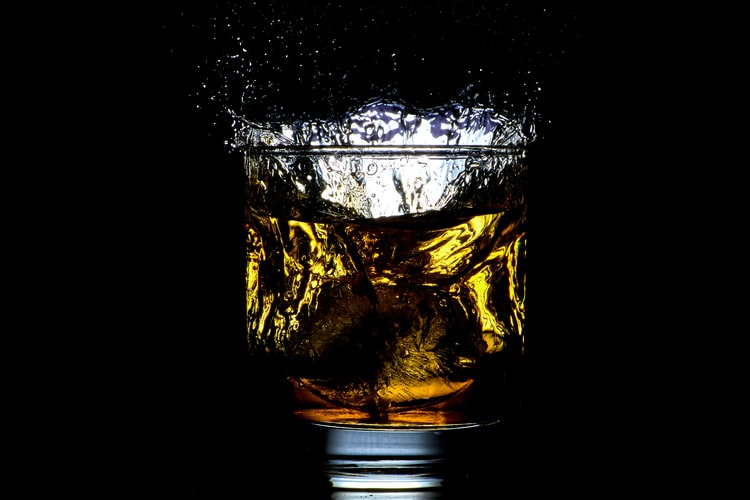 ice and whiskey