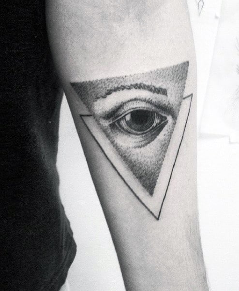 triangle tattoos ideas for men