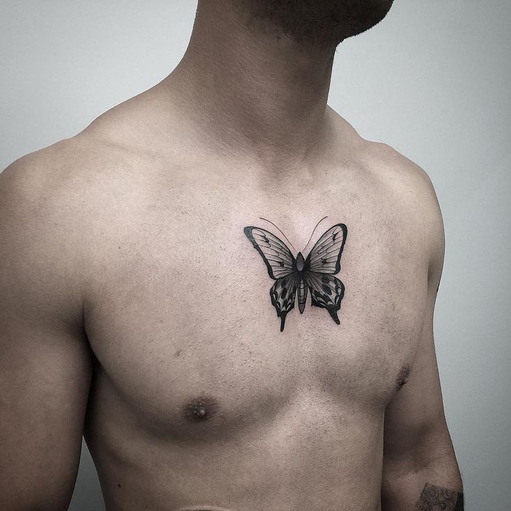 butterfly tattoos for men