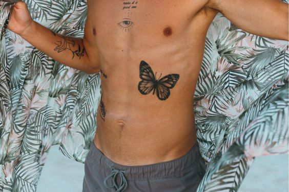 butterfly tattoos for men