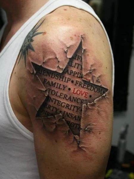 3D tattoos for men