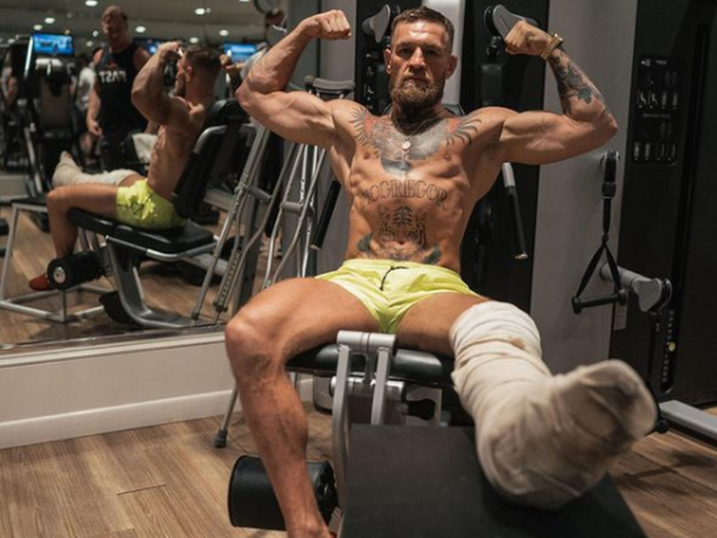 Conor McGregor Is Back In The Gym