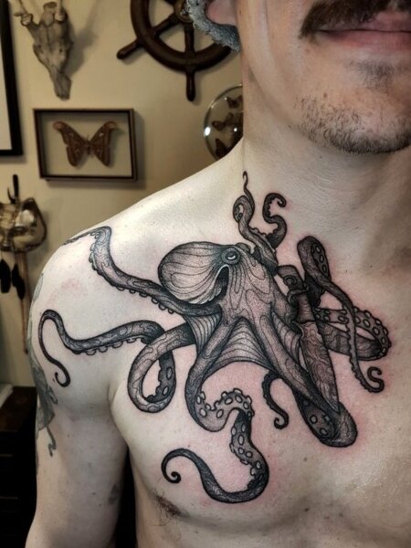 octopus tattoos for men