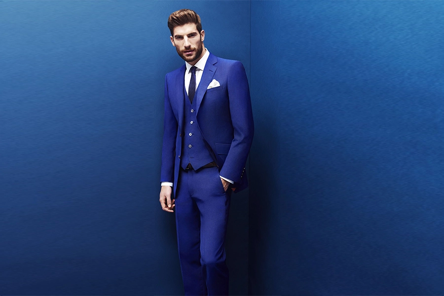 blue suit fashion for men